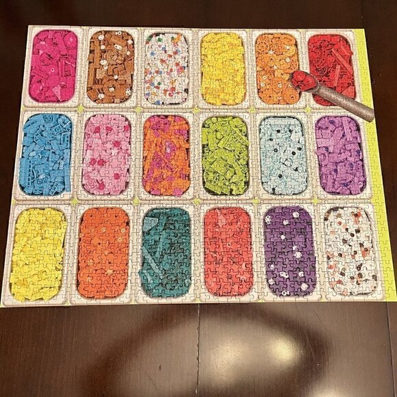 LEGO Ice Cream Dream 1000pc Jigsaw Puzzle 25in x 20in Complete - Picture 1 of 9